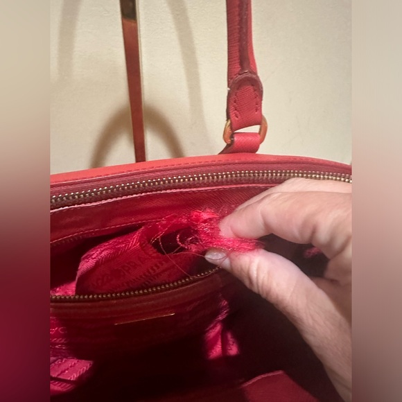 Prada Saffiano Lux Double Zip Tote - Picture 12 of 15